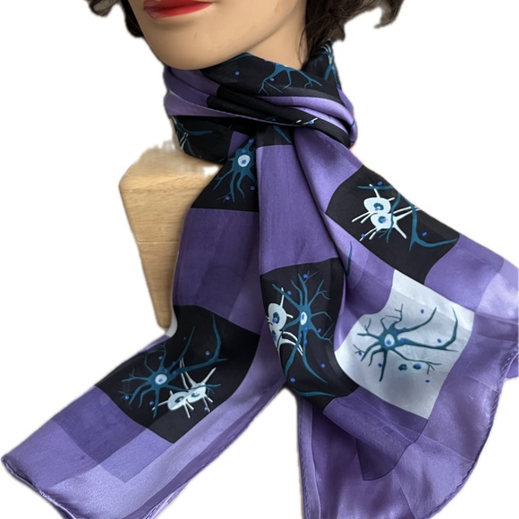🔬Cellular Biology / Biologist 100% Silk Oblong Scarf | Cells | Cell Structure - Picture 12 of 17